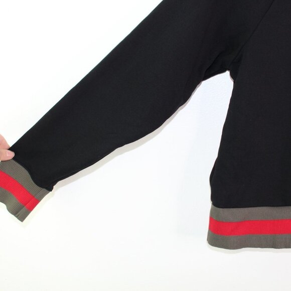 Stella & Dot Striped Pullover Black M - Picture 3 of 7